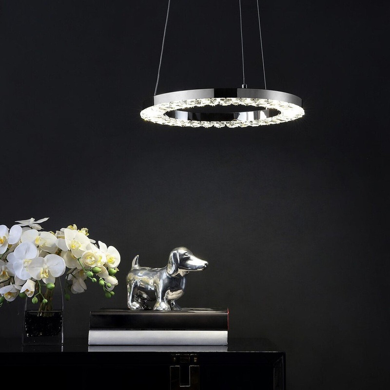 Safavieh Messon Led Pendant - Chrome