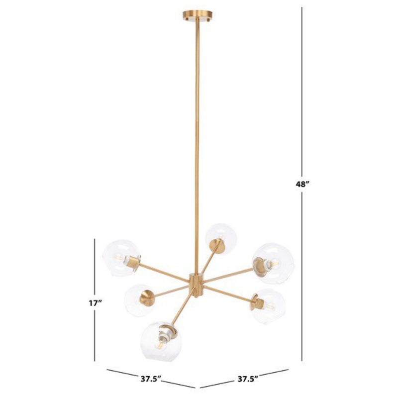 Safavieh Cantori Chandelier - Gold