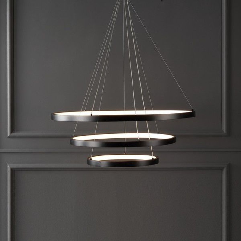 Safavieh Meranda 3 Tier Chandelier - Black