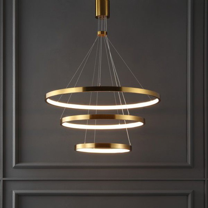 Safavieh Meranda 3 Tier Chandelier - Gold