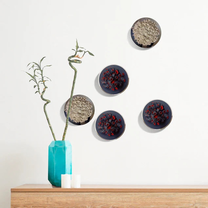 LC Earth 9.9"D Wall Art By Gold Leaf Design Group