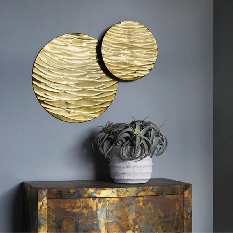 Ripple 14"D Wall Art By Gold Leaf Design Group
