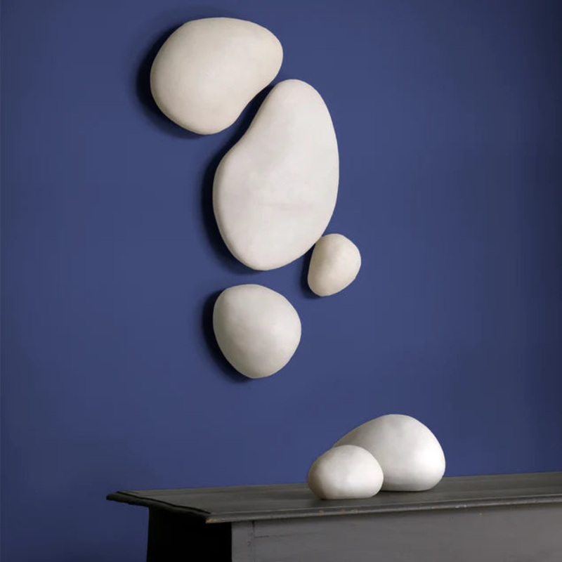 River Stone 19.5"L Wall Art By Gold Leaf Design Group