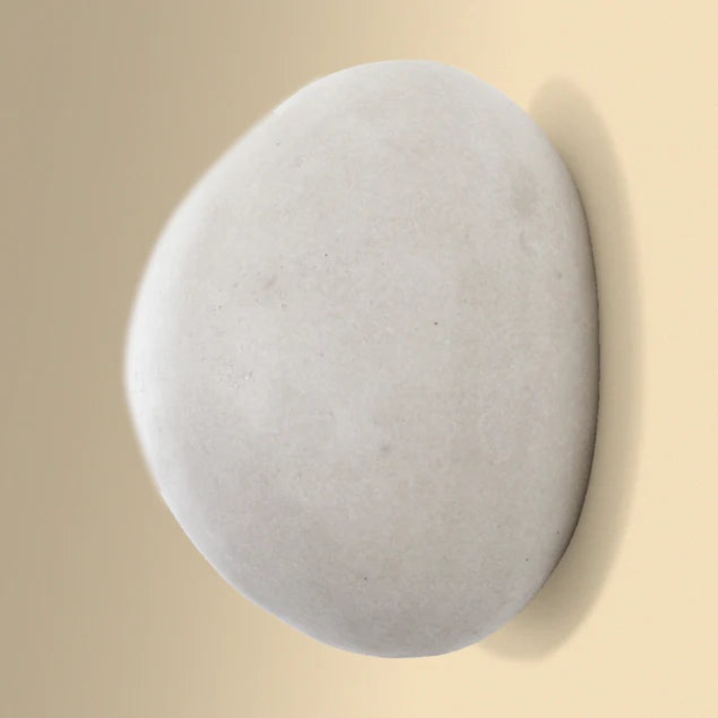 River Stone 9.8"L Wall Art  By Gold Leaf Design Group