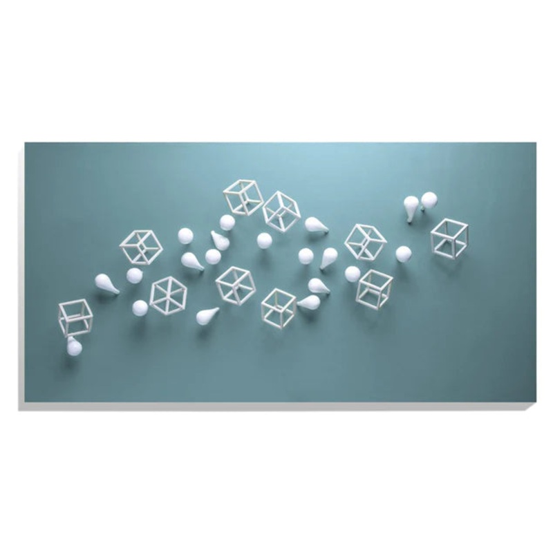 Wall Play Substrate Blue Grey By Gold Leaf Design Group