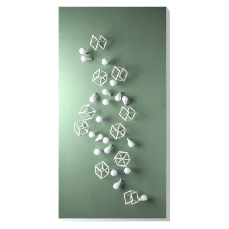 Wall Play Substrate Green Grey By Gold Leaf Design Group