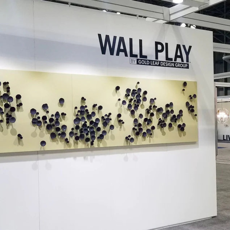 Wall Play Substrate Organic Black Set OF 3 By Gold Leaf Design Group