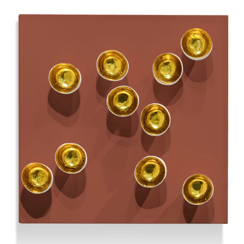 Wall Play Substrate Rust w/See By Gold Leaf Design Group