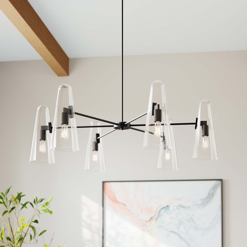 Beacon 6-Light Chandelier By Modway - EEI-5648