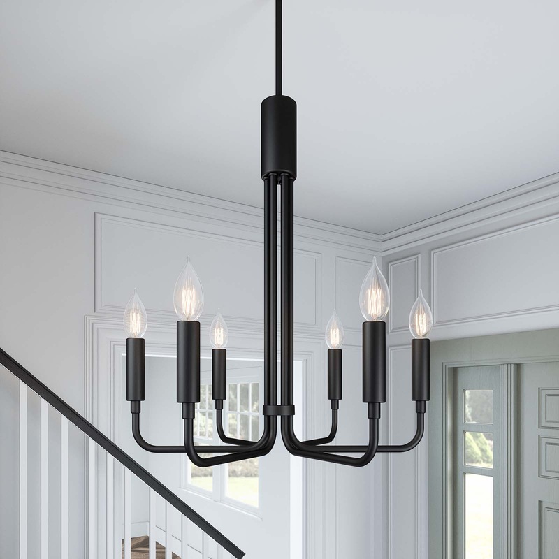 Rekindle 6-Light Chandelier By Modway - EEI-5637