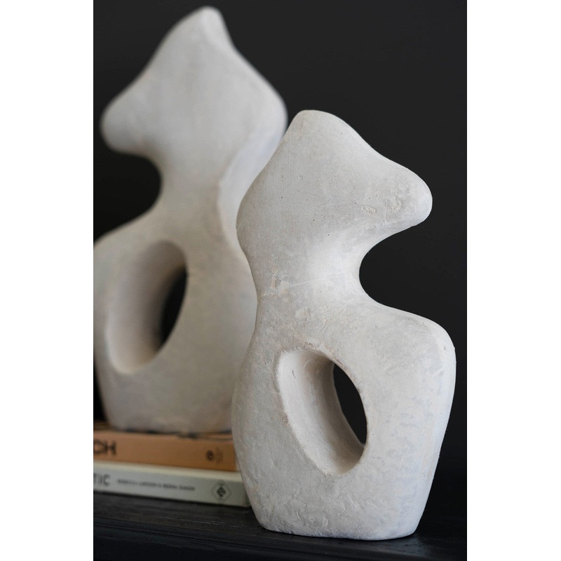 Set Of Two Paper Mache Sculptures By Kalalou