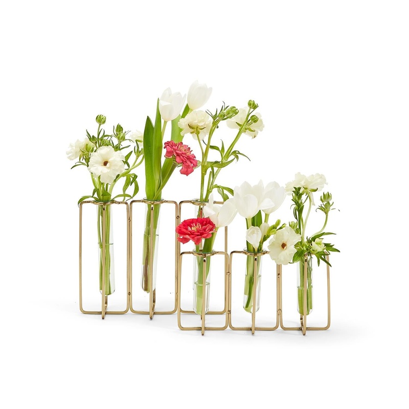 Gold Vase Incl 2 Sizes Set Of 8 By Tozai Home