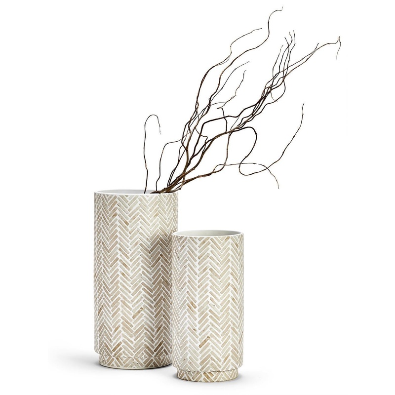 Patterns Cylinder Vase Set Of 4 By Tozai Home