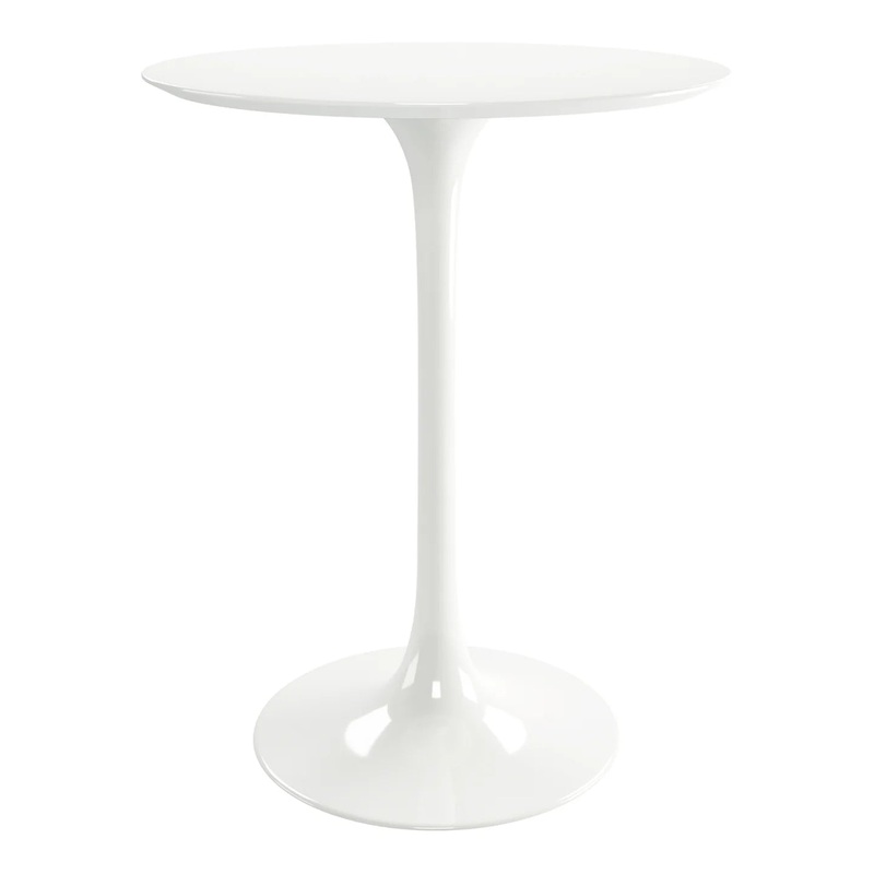 Rose 32" Round Fiberglass Bar Table By World Modern Design