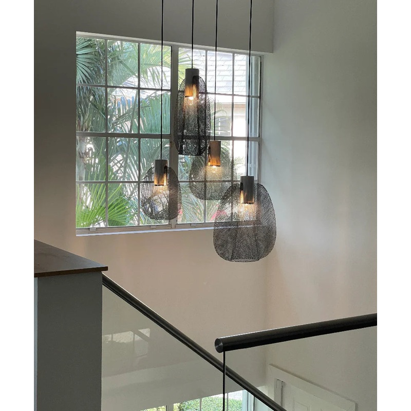 Oggetti Petiole Pendant Lamp Medium Dark Grey