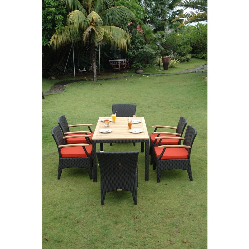 Bellagio 7-Pieces Dining Set By Anderson Teak