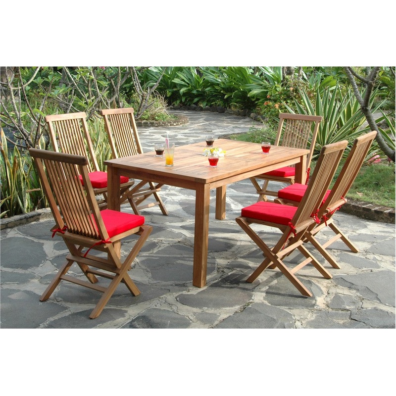 Montage Bristol 7-Pieces Dining Set By Anderson Teak