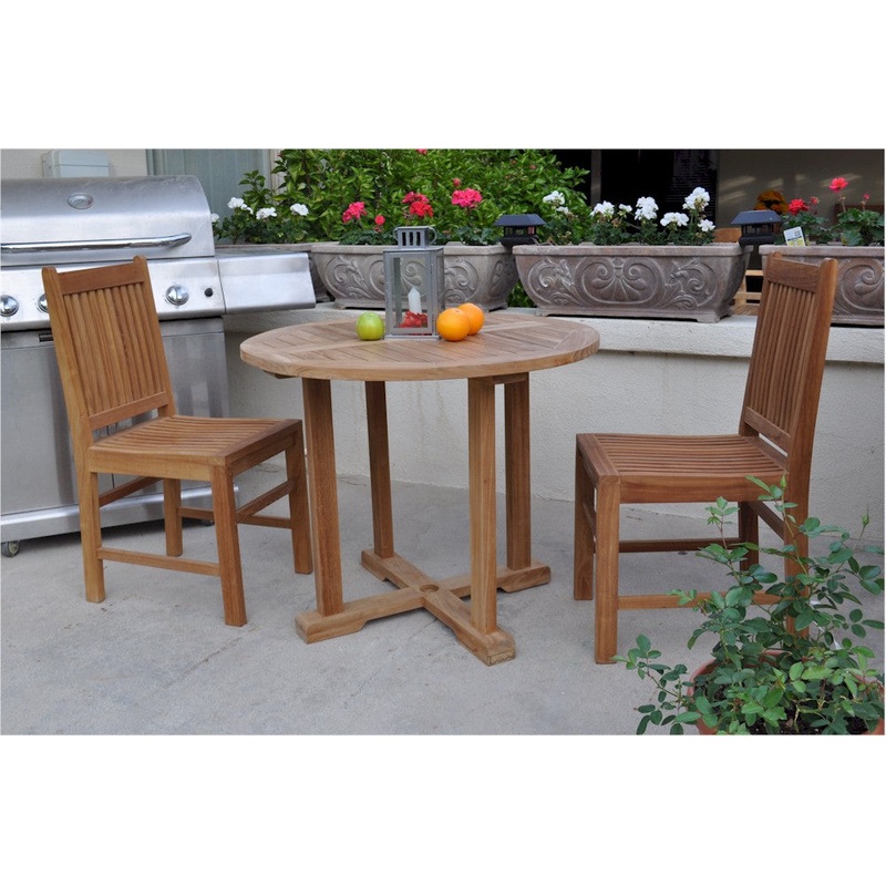 Montage Saratoga 3-Pieces Dining Set By Anderson Teak