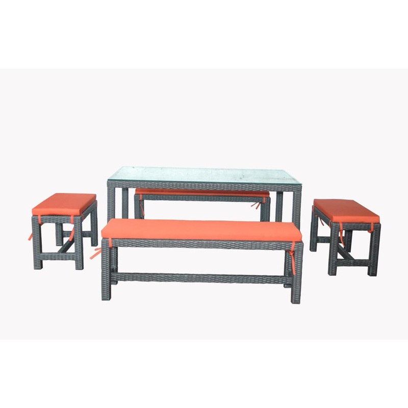 Sorento 5-Pieces Dining Set By Anderson Teak