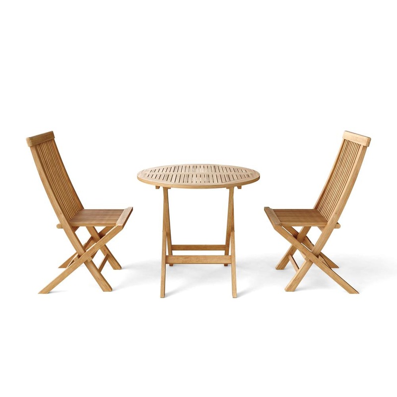 Windsor Classic 3-Pieces Bistro Set  By Anderson Teak