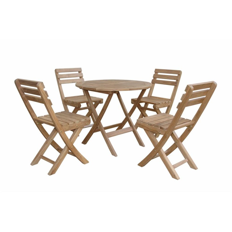 Chester Alabama 5-Pieces Bistro Set By Anderson Teak