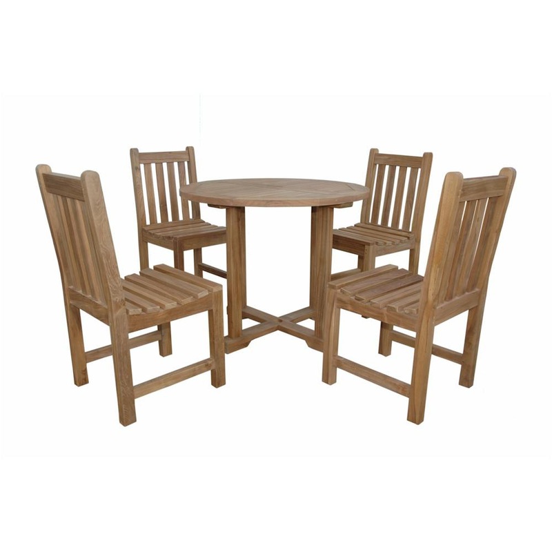 Montage Braxton  5- Pices Dining Set C By Anderson Teak