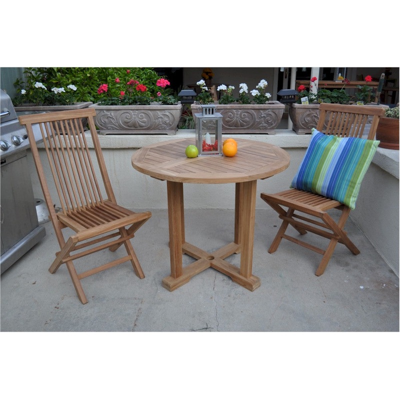 Montage Bristol 3-Pieces Dining Set By Anderson Teak