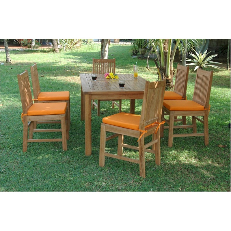 Montage Saratoga 7-Pieces Dining Set By Anderson Teak