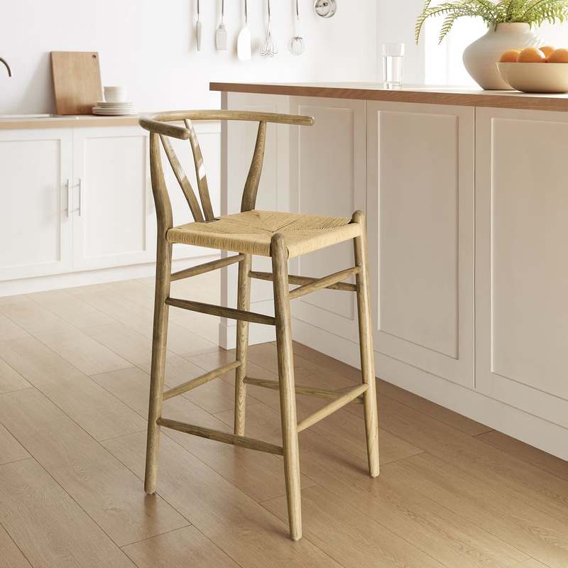 Amish Wood Bar Stool by Modway