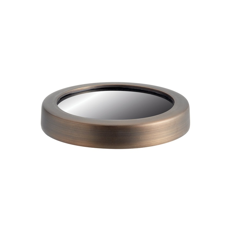 12V Accessory Uni-Sleeve Flat Glass in Centennial Brass