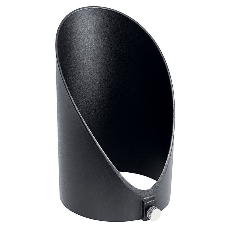 Landscape Led Accent Long Cowl in Textured Black