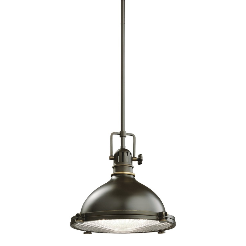 Hatteras Bay One Light Pendant in Olde Bronze