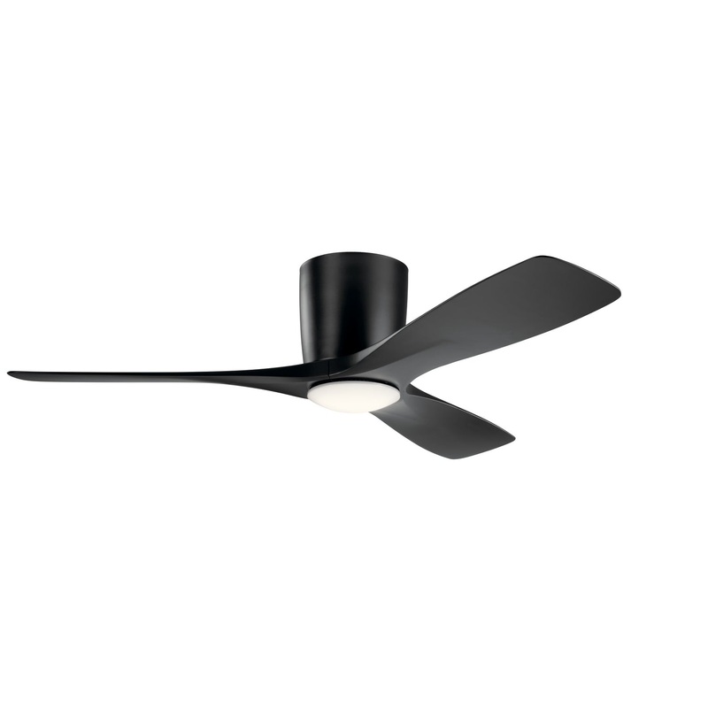 Volos 48"Ceiling Fan in Satin Black
