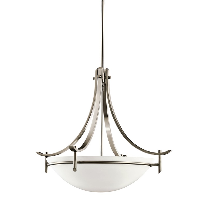 Olympia Three Light Pendant in Antique Pewter