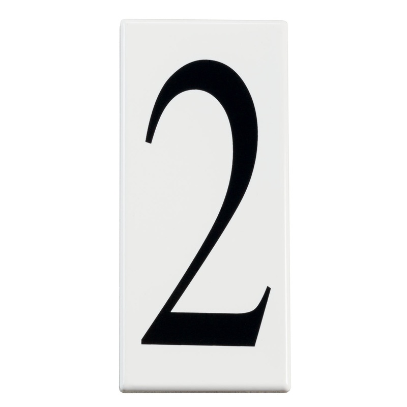 Accessory Number 2 Panel in White Material