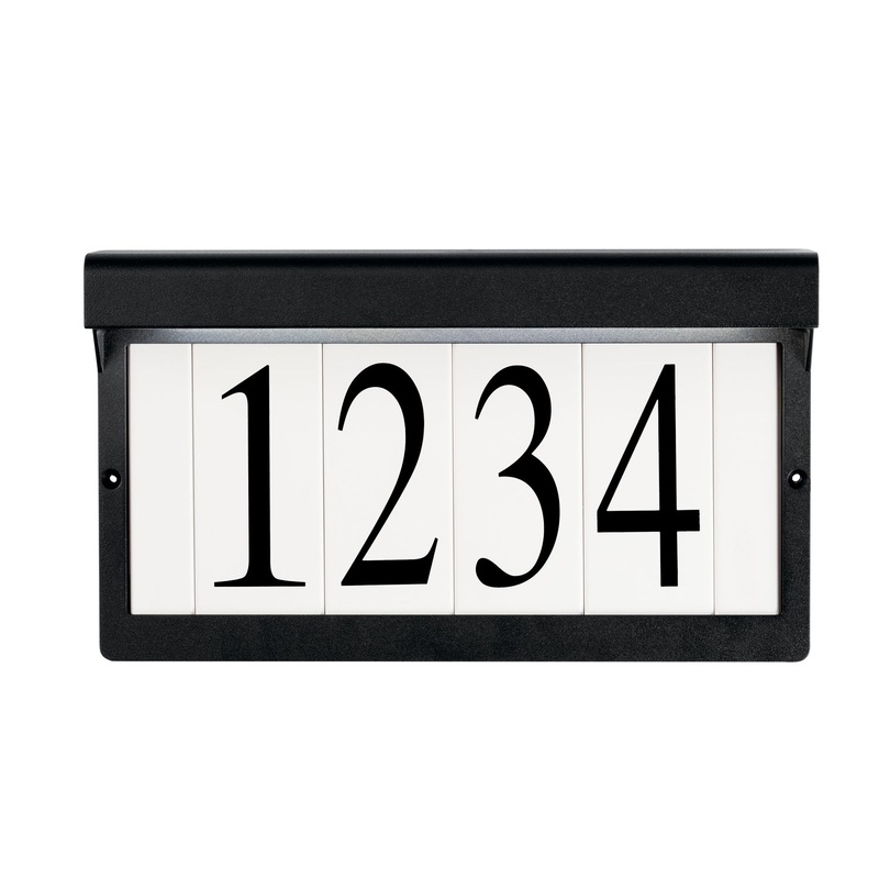 Address Light LED Address Light in Textured Black