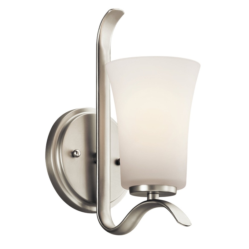 Armida One Light Wall Sconce in Brushed Nickel