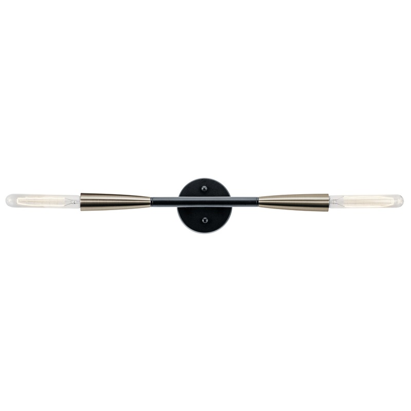 Branches Two Light Wall Sconce in Black