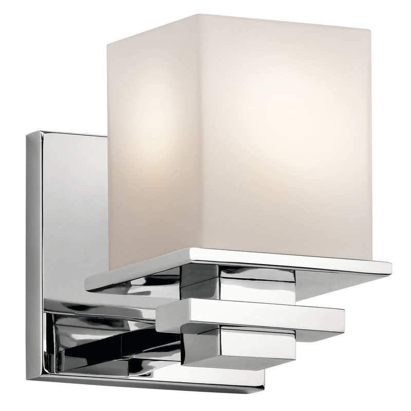 Tully One Light Wall Sconce in Chrome