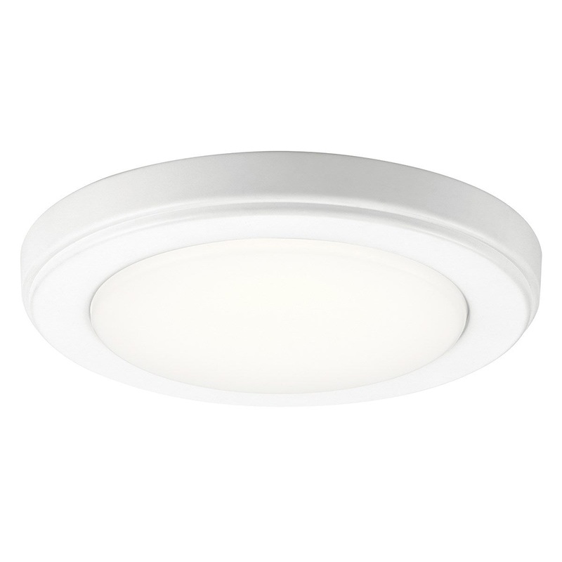 Zeo LED Flush Mount in White