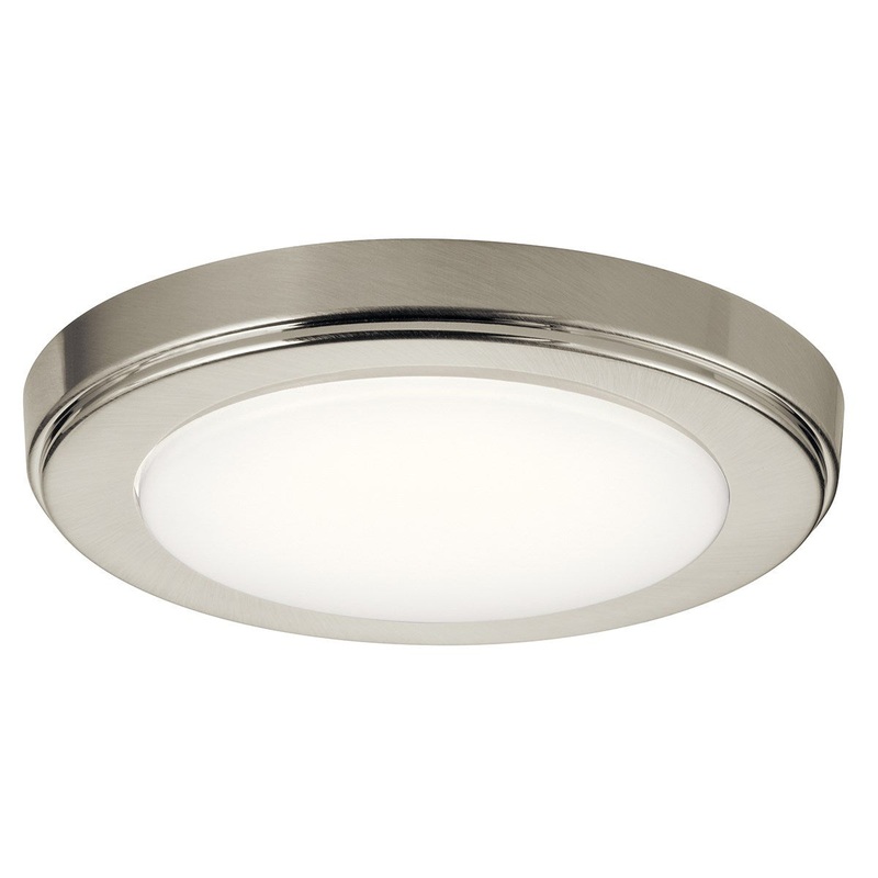 Zeo LED Flushmount in Brushed Nickel