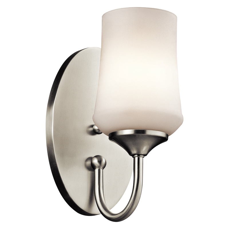 Aubrey LED Wall Sconce in Brushed Nickel