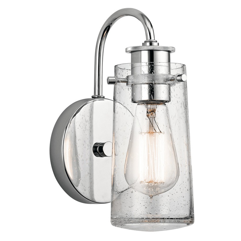 Braelyn One Light Wall Sconce in Chrome
