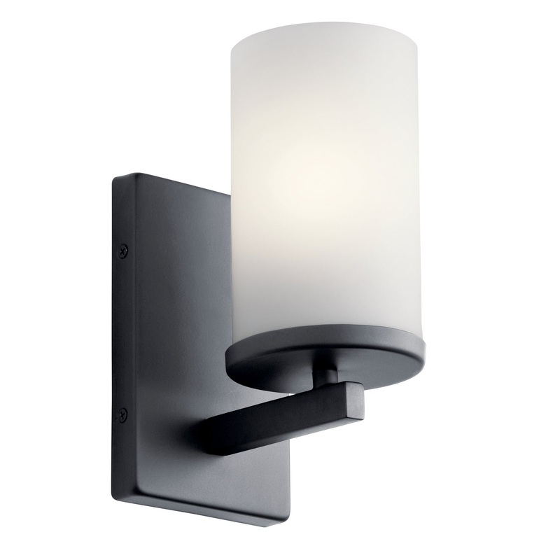 Crosby One Light Wall Sconce in Black