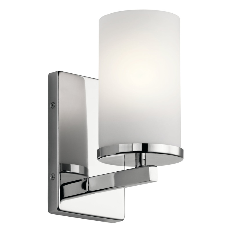 Crosby One Light Wall Sconce in Chrome
