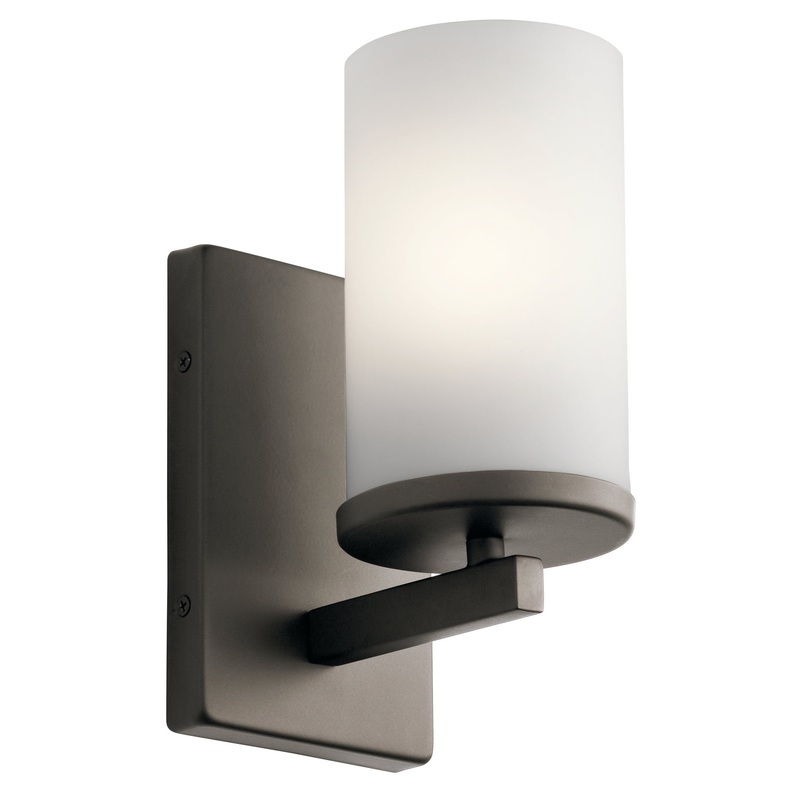 Crosby One Light Wall Sconce in Olde Bronze