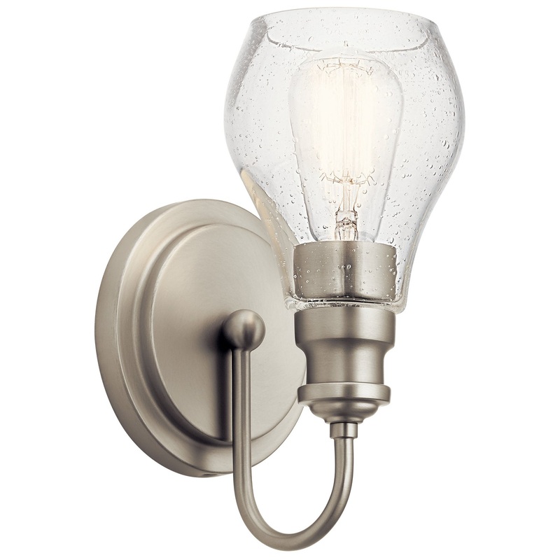 Greenbrier One Light Wall Sconce in Brushed Nickel