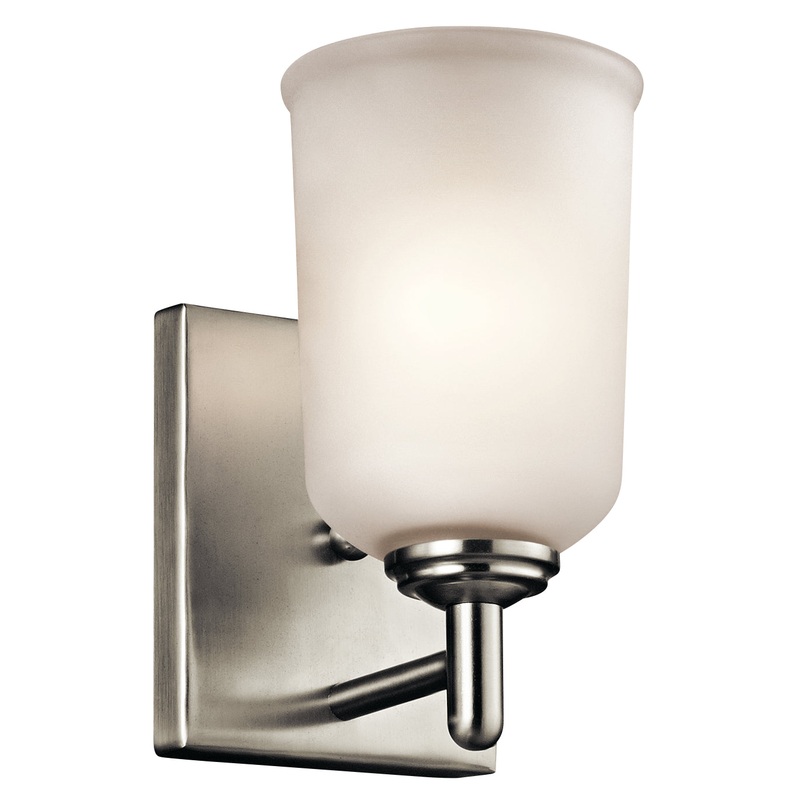 Shailene One Light Wall Sconce in Brushed Nickel