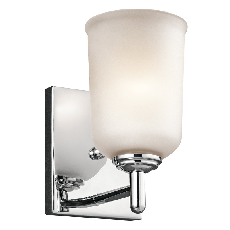 Shailene One Light Wall Sconce in Chrome