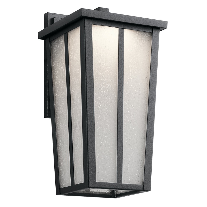 Amber Valley LED Outdoor Wall Mount in Textured Black